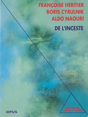 cover image of De l'inceste